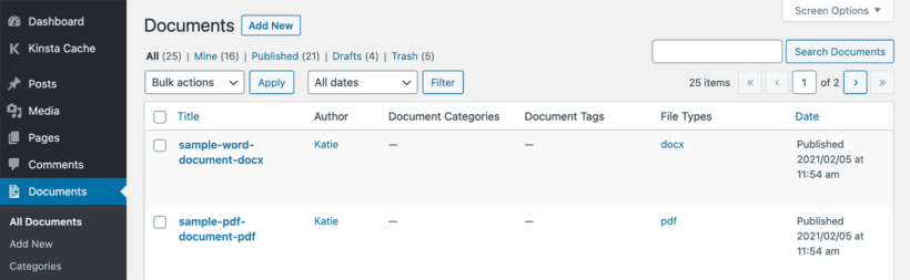 Edit Uploaded Documents