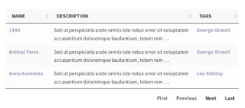 WordPress table pagination style 4