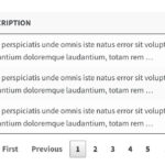 WordPress table pagination style 5
