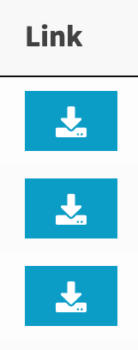 Link style button with download icon