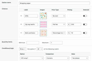 WooCommerce product add-ons conditional logic plugin