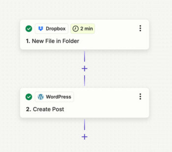 Document Library Pro Zapier zap steps