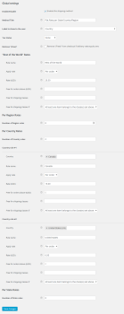 Flat Rate per State/Country/Region for WooCommerce screenshot