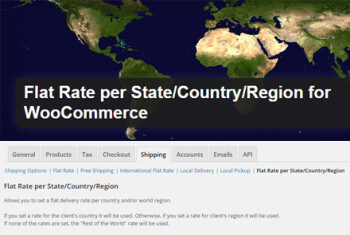 WooCommerce shipping rates