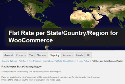 WooCommerce shipping rates