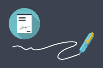 WordPress form with signature field