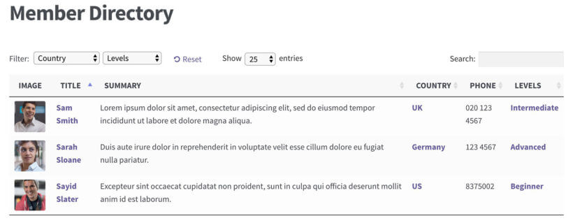 Display WordPress user submitted content posts