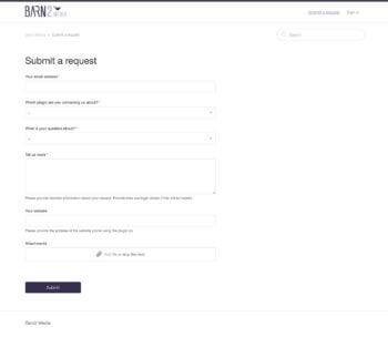 Zendesk Help Center Support Request Form
