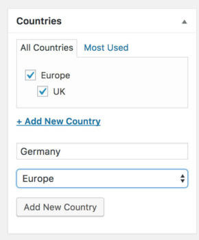 Add WordPress taxonomy term plugin
