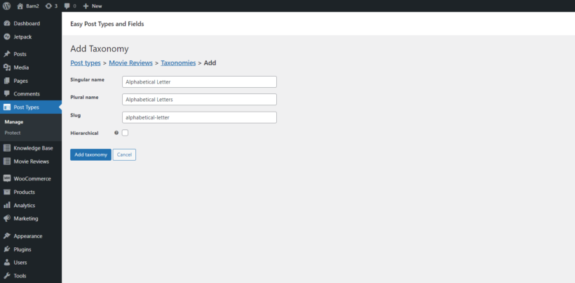 alphabetical letters taxonomy