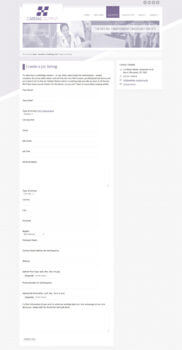WordPress job portal submit a job form