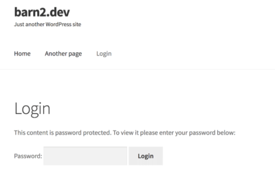 Centralized category login.