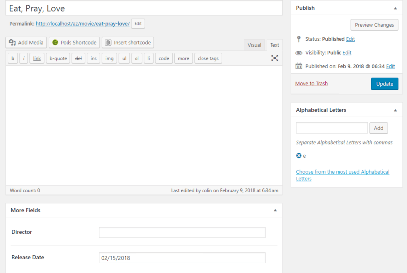 adding custom fields