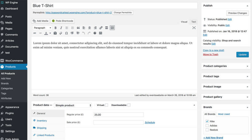 WooCommerce Brands Plugin Add Brand