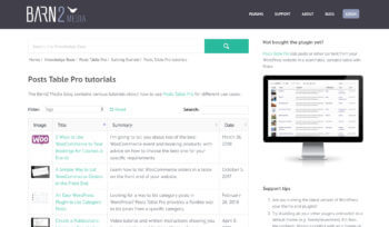WordPress list category posts plugin