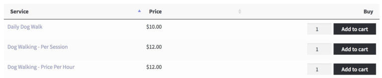 WordPress sell services charge by time