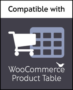 WooCommerce Product Table Plugin Compatibility Logo