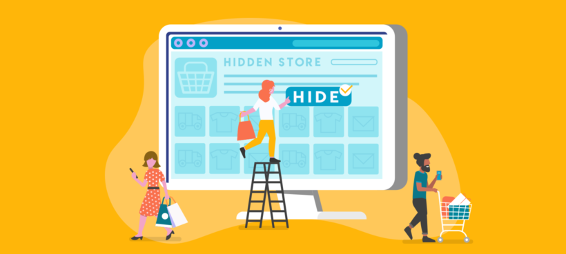 WooCommerce hidden store plugin