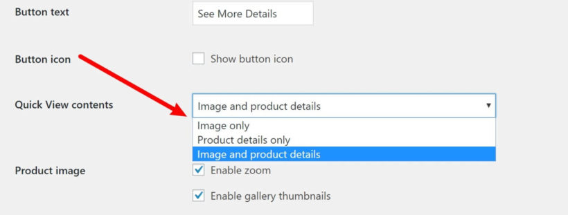 Choose what information to include