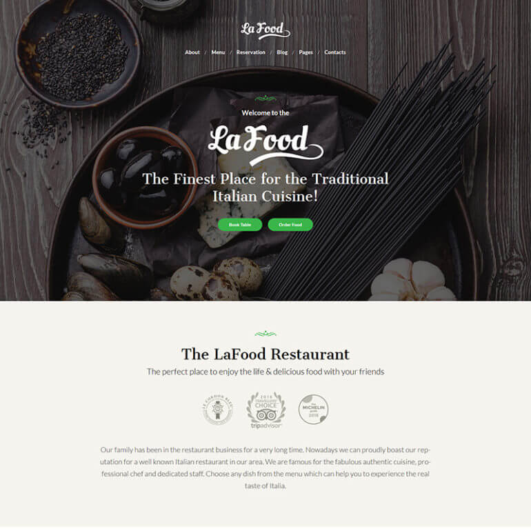 LaFood WP Restaurant Theme