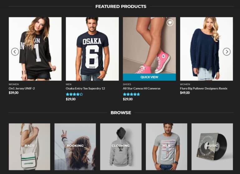 Flatsome Quick View with quick view button on hover