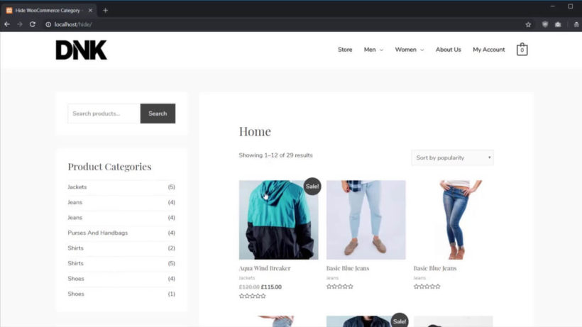Customize WooCommerce shop page