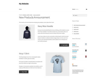 embed product link on a page
