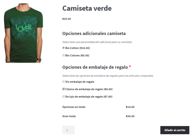 WordPress Multilingual with the WooCommerce Product Add-Ons plugin