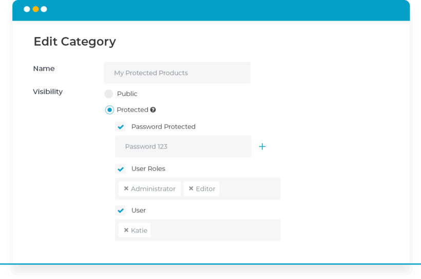 WooCommerce Password Protected Categories