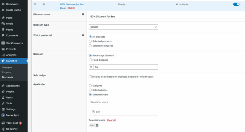 Add custom fixed prices per customer