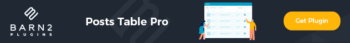 Posts Table Pro affiliate banner