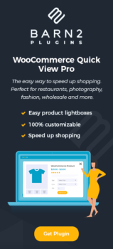 WooCommerce Quick View Pro portrait banner