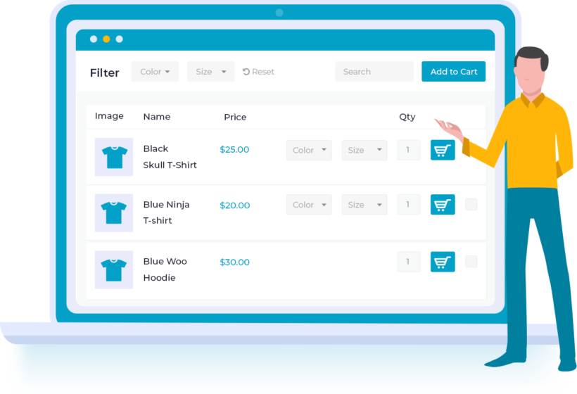 WooCommerce Product Table Trimmed