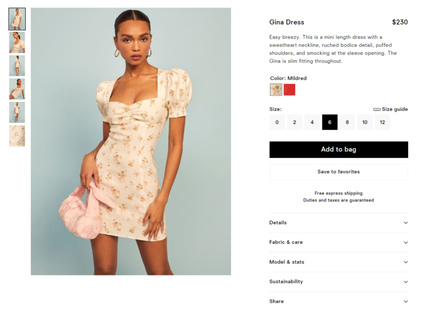 Product with variations