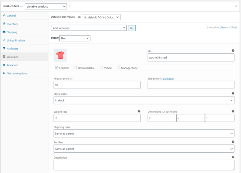 WooCommerce product variation - set different prices for different customers