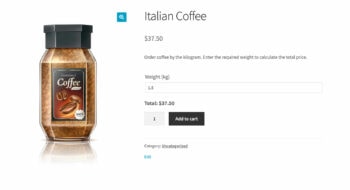 WooCommerce sell by weight in decimal quantity units