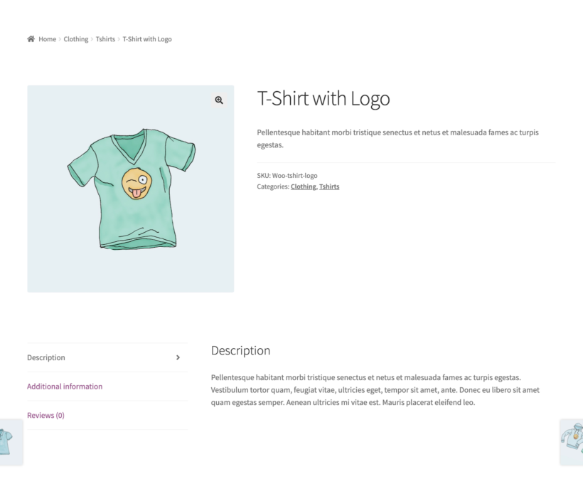 Single product page for guest users
