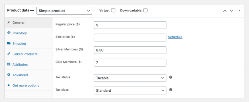 Set exact prices and user role discounts in WooCommerce 