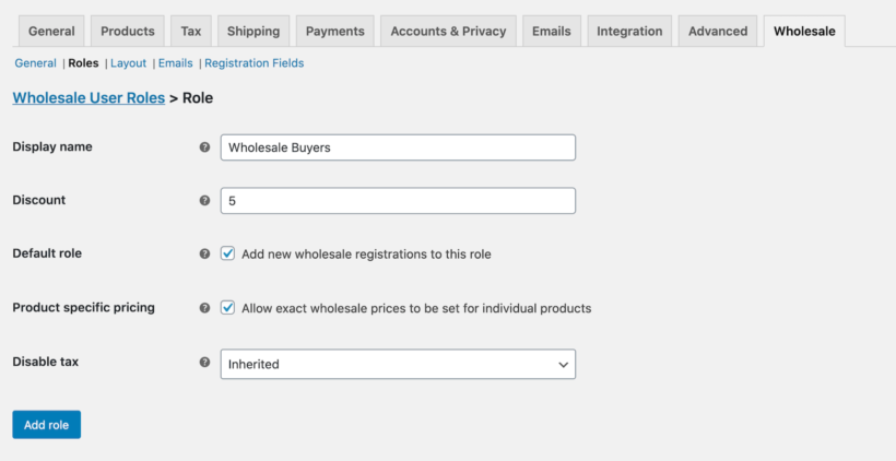 New WooCommerce payment user role