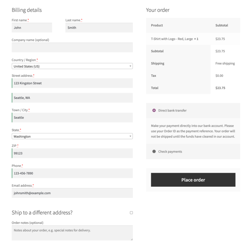 Payment options for wholesale customers