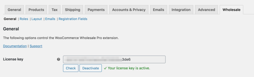 WooCommerce Wholesale Pro license key