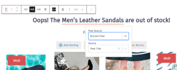 Inline dynamic content