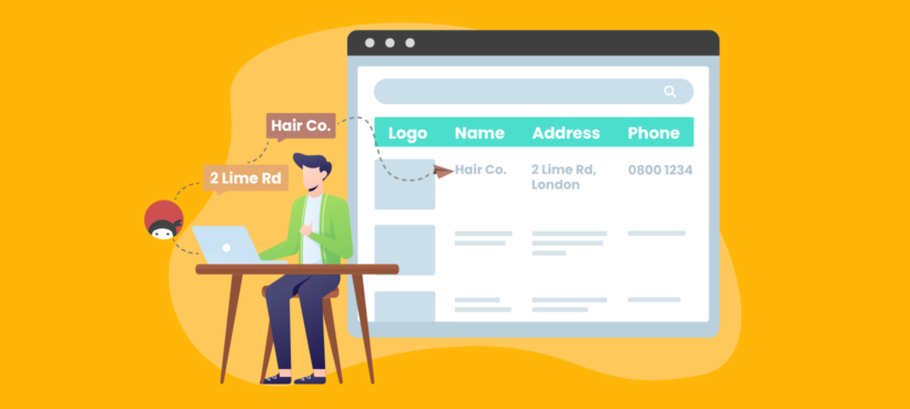 contact form plugin Ninja Forms displaying tables on website front-end