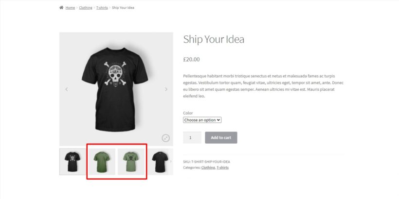 additional variation images woocommerce