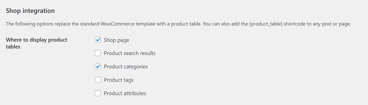 Shop page with WooCommerce backorder products