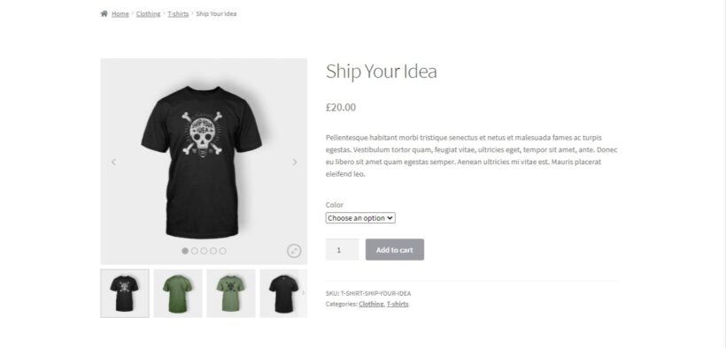 gallery slider woocommerce