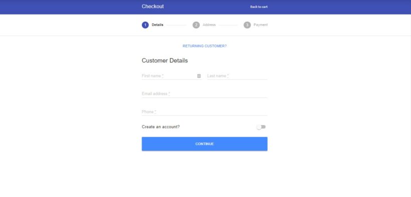 WooCommerce multistep checkout