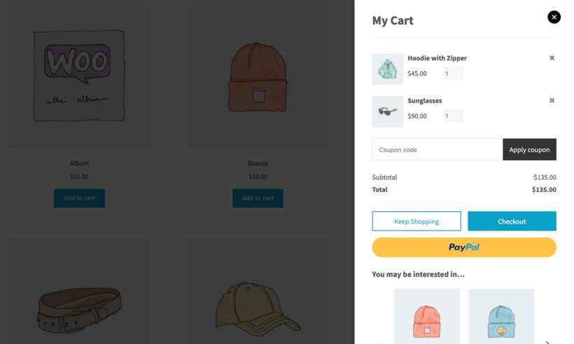 WooCommerce one click checkout