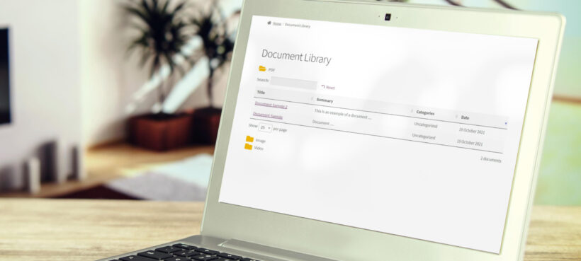WordPress document library