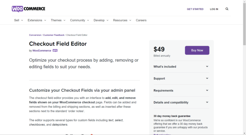 Checkout Field Editor by WooCommerce